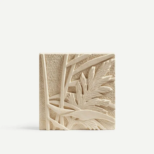 Reeds in the Wind relief - Maltese Limestone - Amanda Randall Sculpture